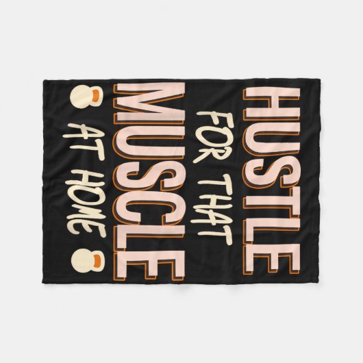 Das Training der Muskelkraft-Zuhause Fleecedecke (Vorderseite (Horizontal))