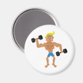 Das Trainings Tank Top Magnet (Vorderseite/Rückseite)