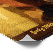 Das Trainings Tank Top Poster (Ecke)