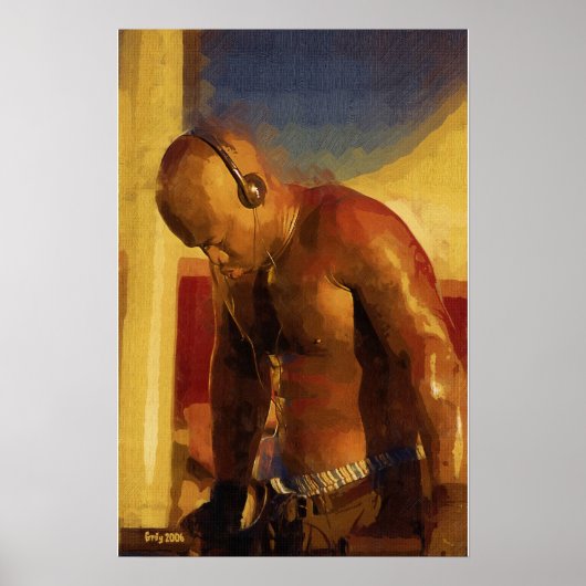 Das Trainings Tank Top Poster (Vorne)