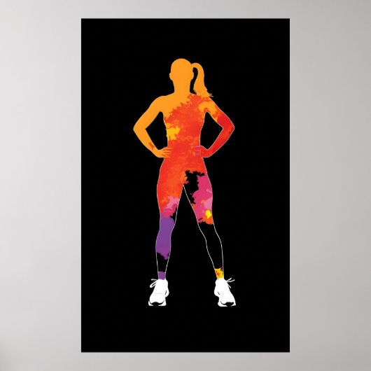 Das Trainings Tank Top Poster (Vorne)