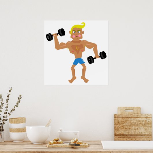 Das Trainings Tank Top Poster (Küche)