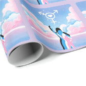 Das Trans Signal Geschenkpapier (Rolleneckpunkt)