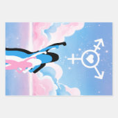 Das Trans Signal Geschenkpapier Set (Vorderseite)