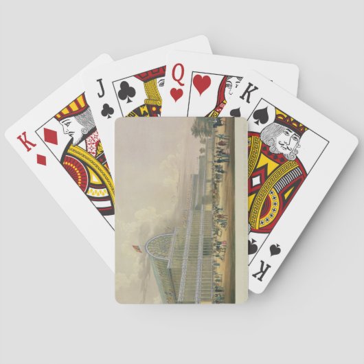 Das Transept des Kristallpalastes, vom Princ Spielkarten (Rückseite)