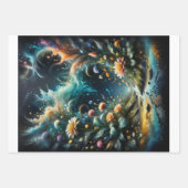 Das träumliche Mädchen, das sich zukünftig selbst  Geschenkpapier Set (Vorderseite 2)