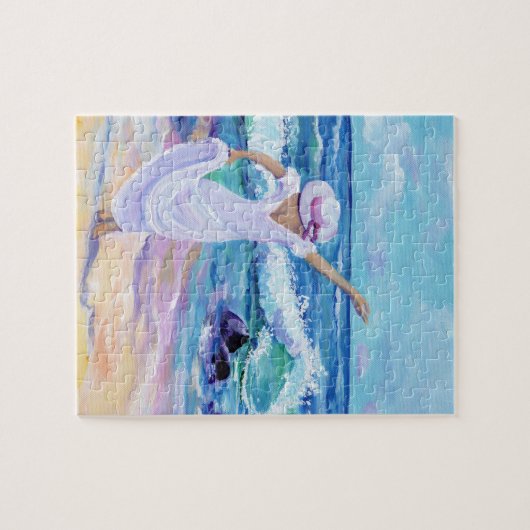 Das Traummädchen am Strand Puzzles (Horizontal)