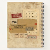 Das TraumNotebook der Schreibmaschine Notizblock (Rückseite)