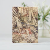 Das Traumparchment der Mittsommernacht Save the Da Date (Stehend Vorderseite)