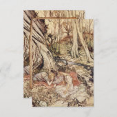 Das Traumparchment der Mittsommernacht Save the Da Save The Date (Vorne/Hinten)