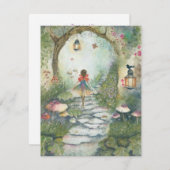 Das Traumportal von Lumina Feiertagskarte (Vorne/Hinten)