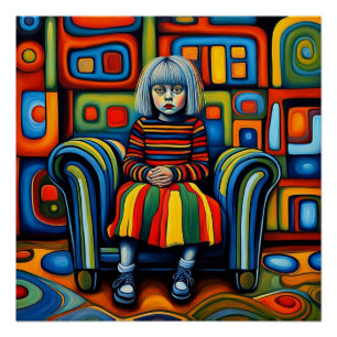 Das traurige Kind Poster