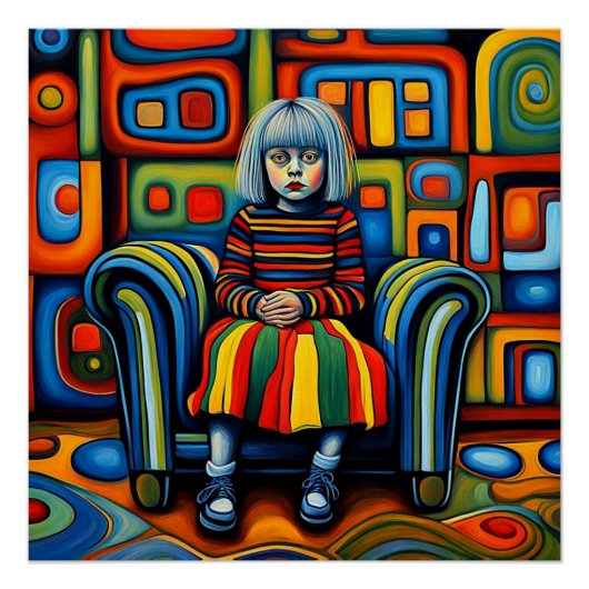 Das traurige Kind Poster (Vorderseite)