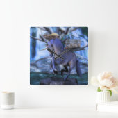 Das Treehouse Quadratische Wanduhr (Zuhause)