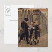 Das Treffen 1884 Postkarte (Vorne/Hinten)