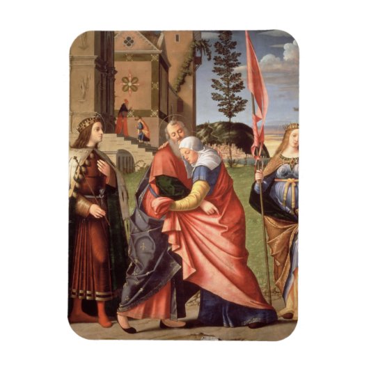 Das Treffen am Goldenen Tor mit Heiligen, 1515 ( Magnet (Vertikal)