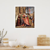 Das Treffen am Goldenen Tor mit Heiligen, 1515 ( Poster (Küche)