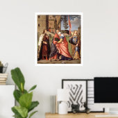 Das Treffen am Goldenen Tor mit Heiligen, 1515 ( Poster (Heimbüro)