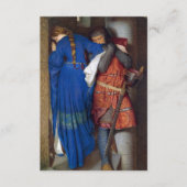 Das Treffen auf den Treppen von Turret von F. W. B Begleitkarte (Vorderseite)