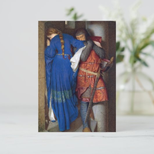 Das Treffen auf den Treppen von Turret von F. W. B Begleitkarte (Stehend Vorderseite)