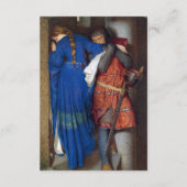 Das Treffen auf den Treppen von Turret von F. W. B Begleitkarte (Rückseite)