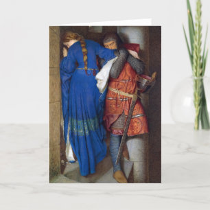 Das Treffen auf den Treppen von Turret von F. W. B Dankeskarte