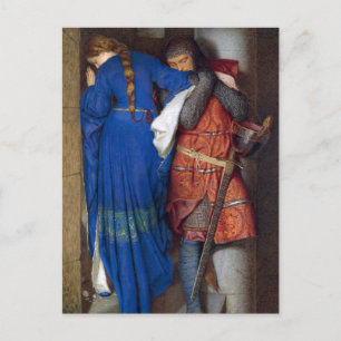 Das Treffen auf den Treppen von Turret von F. W. B Einladungspostkarte