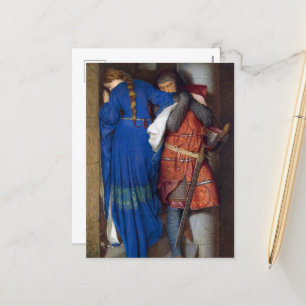 Das Treffen auf den Treppen von Turret von F. W. B Feiertagspostkarte