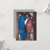 Das Treffen auf den Treppen von Turret (von F.W. B Karte (Vorderseite/Rückseite Beispiel)