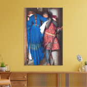 Das Treffen auf den Treppen von Turret (von F.W. B Leinwanddruck (Insitu (Wohnzimmer))