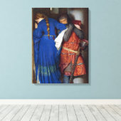 Das Treffen auf den Turret-Treppen von Burton Leinwanddruck (Insitu (Holzboden))