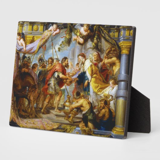 Das Treffen der Kunst Abraham und Melchisedek Rube Fotoplatte (Seite)