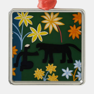 Das Treffen mit dem Panther 2006 Silbernes Ornament