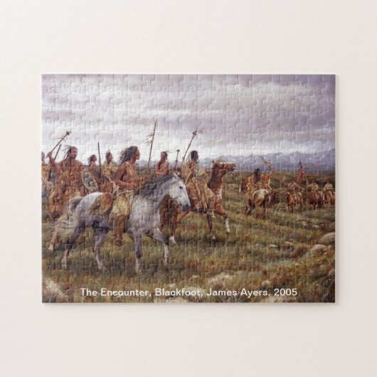 Das Treffen, Puzzlespiel des amerikanischen Puzzle (Horizontal)