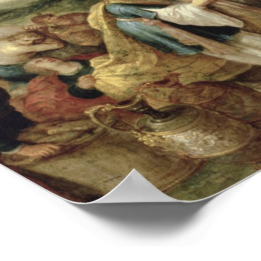 Das Treffen von Abraham und Melchisedek Poster (Ecke)