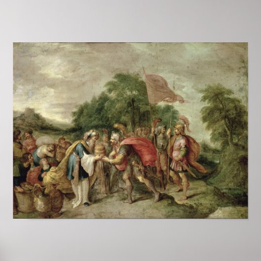 Das Treffen von Abraham und Melchisedek Poster (Vorne)