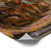 Das Treffen von Abraham und Melchisedek Rubens Art Poster (Ecke)