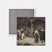 Das Treffen von Faust und Marguerite, 1860 Magnet (Vorderseite/Rückseite)