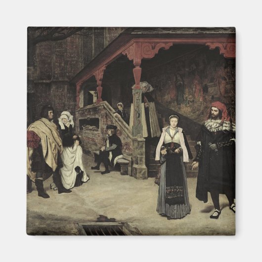 Das Treffen von Faust und Marguerite, 1860 Magnet (Vorne)