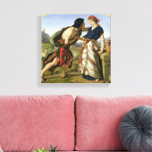 Das Treffen von Jakob und Rachel, 1853 Leinwanddruck (Insitu (Wohnzimmer))