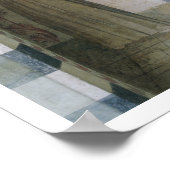 Das Treffen von St. Dominic und St. Francis (Fresc Poster (Ecke)