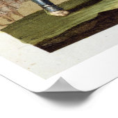 Das Treffen zwischen Hernando Cortes (1485-1547) Poster (Ecke)