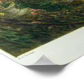 Das Trellis-Fenster, die Trentham Hall Gardens Poster (Ecke)