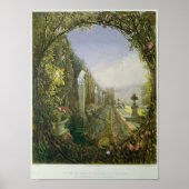 Das Trellis-Fenster, die Trentham Hall Gardens Poster (Vorne)