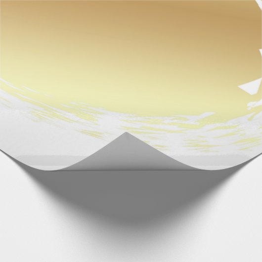 Das trendige Gold sieht hell und schattig aus. Ele Geschenkpapier (Ecke)