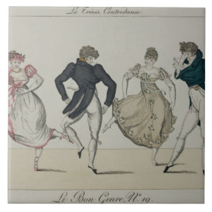 Das "Trenis" Quadrille, überziehen 19 von 'Le Bon Fliese