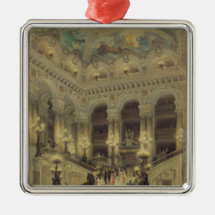 Das Treppenhaus der Oper, 1877 Ornament Aus Metall