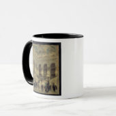 Das Treppenhaus der Oper, 1877 Tasse (Vorderseite Links)