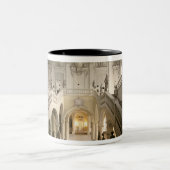 Das Treppenhaus, errichtet 1719-44 Zweifarbige Tasse (Mittel)