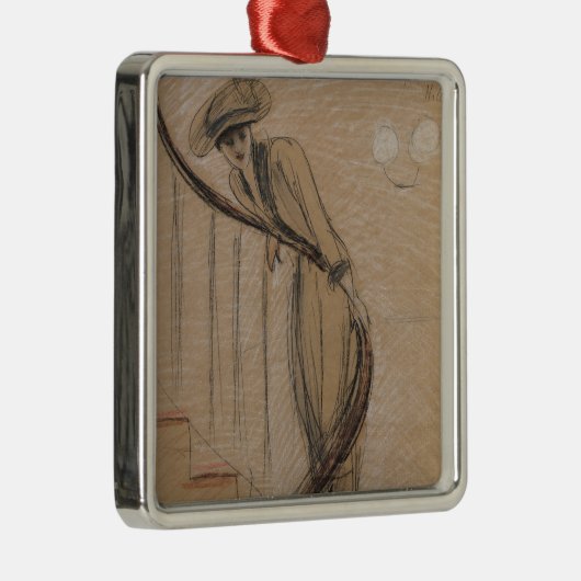 Das Treppenhaus Silbernes Ornament (Rechts)